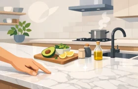 هل الكوارتز مناسب للمطبخ؟ الجواب العملي
