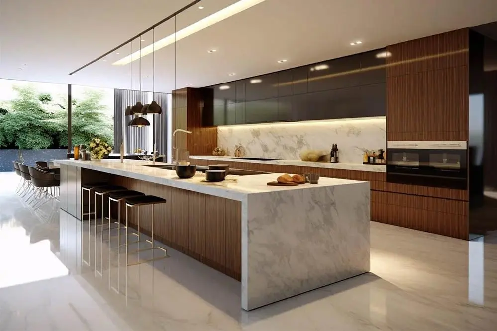 مطبخ مستدام بتصميم عملي يدوم لسنوات