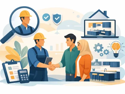 كيفية اختيار مقاول مطابخ موثوق بذكاء