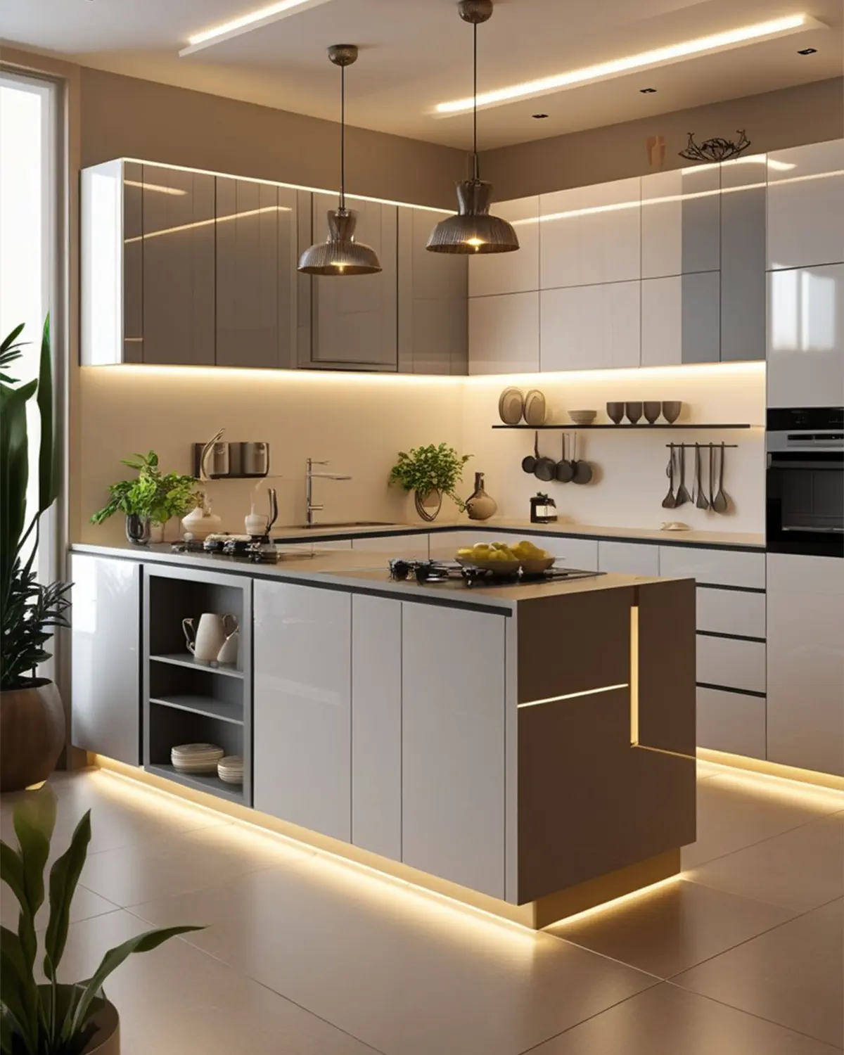 مطبخ مخصص بتصميم عصري