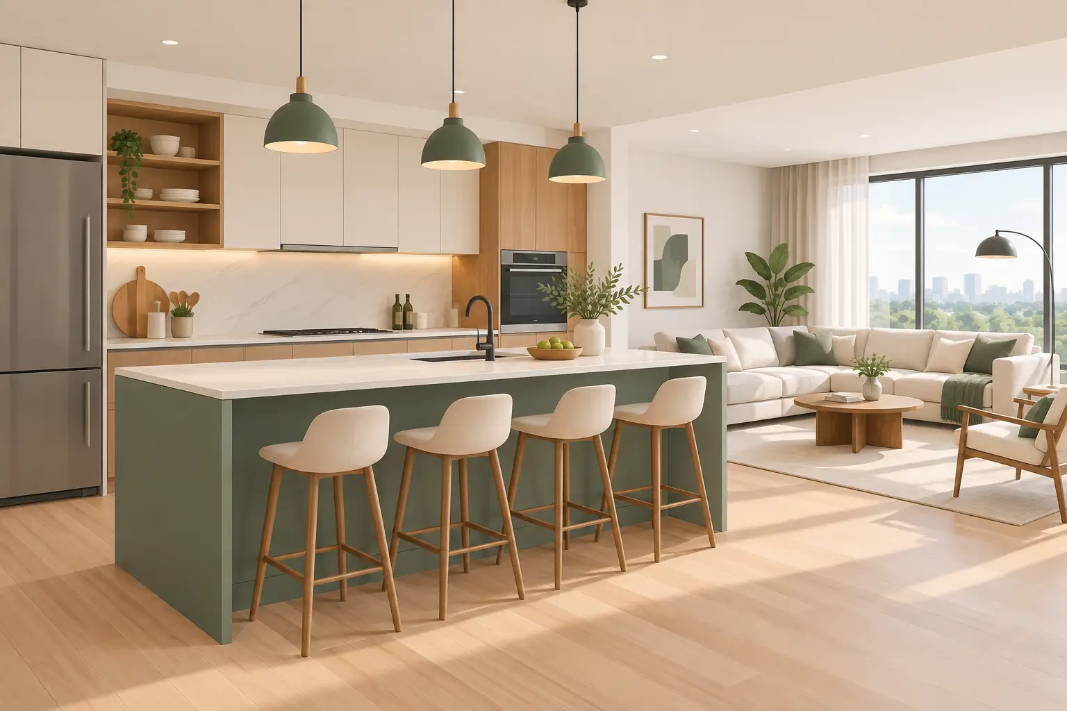 دليل تصميم مطبخ مفتوح يجمع الأناقة والعملية